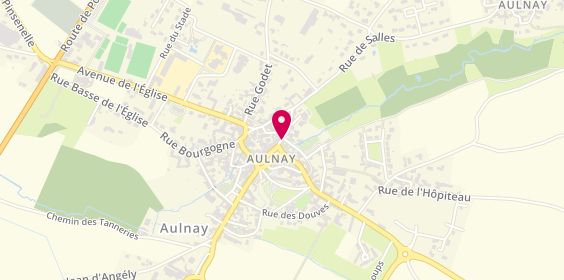 Plan de Agence Groupama Aulnay, 15 place Aristide Briand, 17470 Aulnay