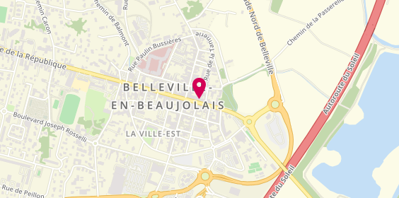 Plan de Crédit Mutuel, 16 Rue de la République, 69220 Belleville