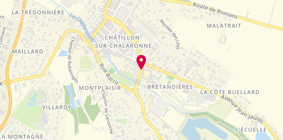Plan de Caisse Locale Credit Agricole Chatillon, Avenue Clement Desormes, 01400 Châtillon-sur-Chalaronne