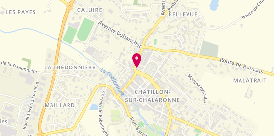 Plan de Groupama, 7 place de la République, 01400 Châtillon-sur-Chalaronne