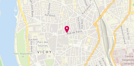 Plan de AESIO Mutuelle, 17 Rue de Paris, 03200 Vichy