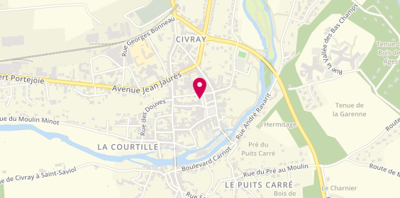 Plan de Caisse d'Epargne Aquitaine Poitou C, 5 Et
7 place Gambetta, 86400 Civray