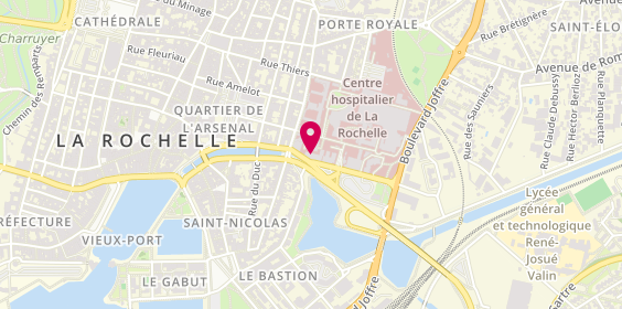 Plan de M.B.A Mutuelle - Mutuelle à la Rochelle, Résidence des Quais
1-3 Rue du Dr Albert Schweitzer, 17000 La Rochelle