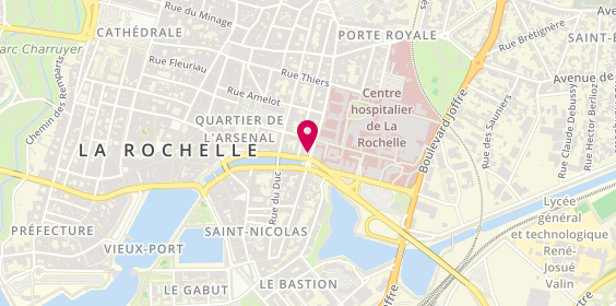 Plan de Matmut, 1/3 Rue Saint-Louis, 17000 La Rochelle