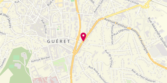 Plan de GMF Assurances GUERET, 19 avenue Du Dr Manouvrier, 23000 Guéret