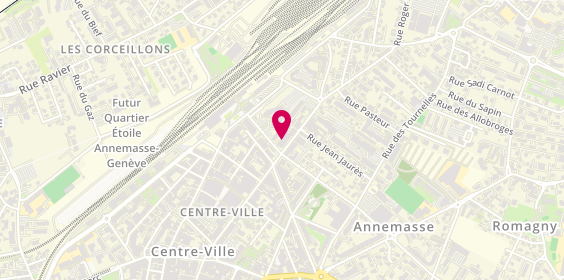 Plan de Allianz Assurance ANNEMASSE CHABLAIS - Thibaud VALETTE, 43 Rue du Chablais, 74106 Annemasse