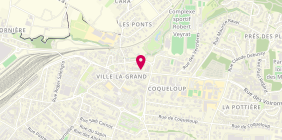 Plan de Caisse d'Epargne Ville la Grand, 13 Bis Rue des Voirons, 74100 Ville-la-Grand