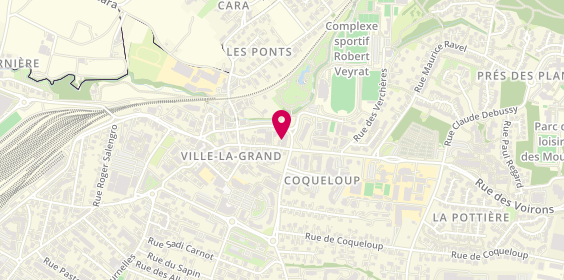 Plan de Allianz Assurance VILLE LA GRAND - Nicolas THOLLET, 15 Rue des Voirons, 74100 Ville-la-Grand