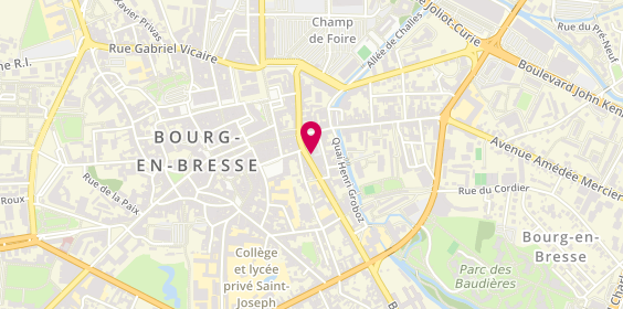 Plan de Cabinet d'Assurances de BROU, 11-13 Boulevard de Brou, 01000 Bourg-en-Bresse