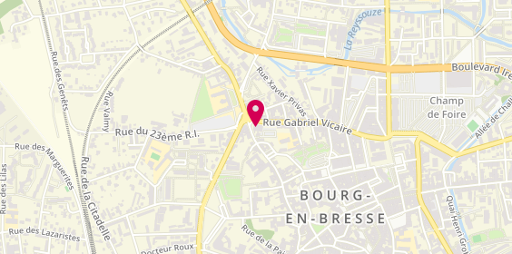 Plan de AESIO mutuelle, 58 Rue Bourgmayer, 01000 Bourg-en-Bresse