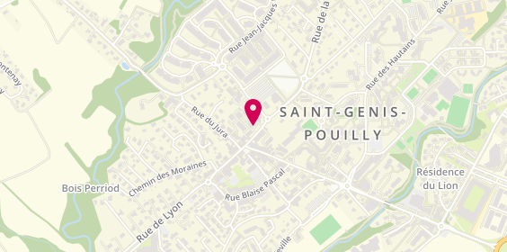 Plan de Groupama, 7 Rue de Gex, 01630 Saint-Genis-Pouilly