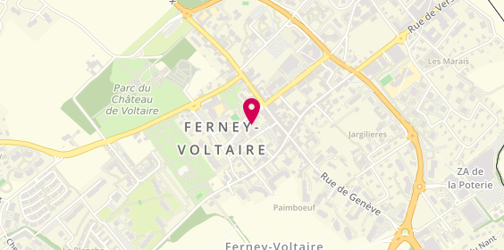 Plan de MAAF Assurances FERNEY VOLTAIRE, 4 avenue Voltaire, 01210 Ferney-Voltaire
