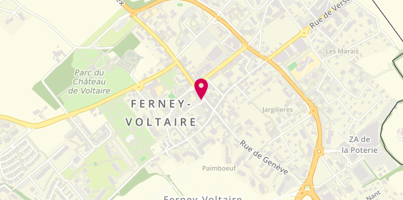 Plan de Groupama, 11 Grand' Rue, 01210 Ferney-Voltaire