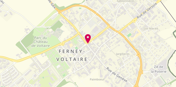Plan de Caisse d'Epargne Ferney Voltaire, 18 Grand' Rue, 01210 Ferney-Voltaire