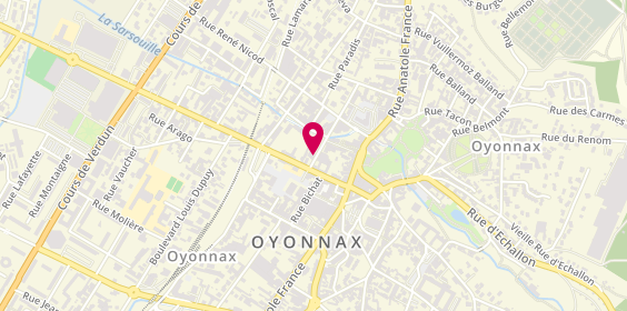 Plan de Allianz Assurance OYONNAX - Lorine GUILLERMIN, 30 Rue Laplanche, 01100 Oyonnax