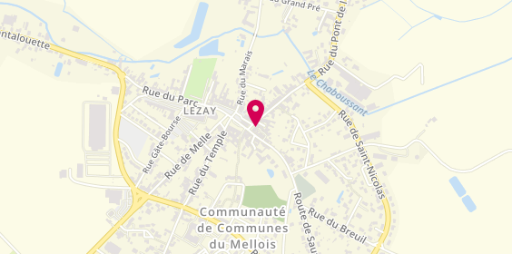 Plan de Mutuelle de Poitiers Assurances, 5 Rue du Pont de l'Arceau, 79120 Lezay