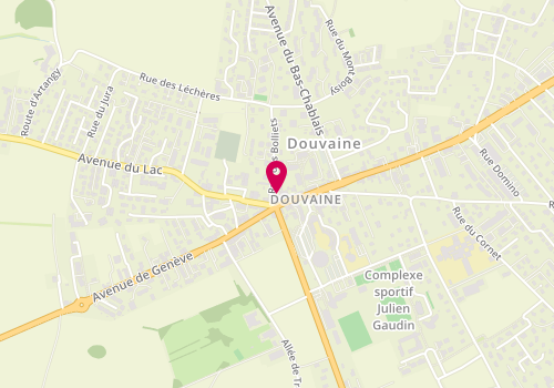 Plan de Groupama, 1 Rue du Centre, 74140 Douvaine