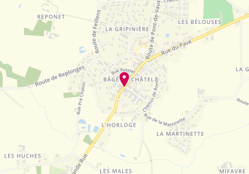 Plan de Groupama, 14 Rue Marsale, 01380 Bâgé-le-Châtel