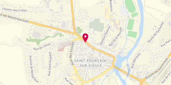 Plan de Groupama, 69 Boulevard Ledru Rollin, 03500 Saint-Pourçain-sur-Sioule