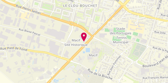 Plan de MACIF Assurances, 226 avenue de la Rochelle, 79000 Niort