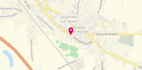 Plan de Allianz Assurance VARENNES SUR ALLIER - MARONNE & RUFFET, 35 Rue Claude Labonde, 03150 Varennes-sur-Allier