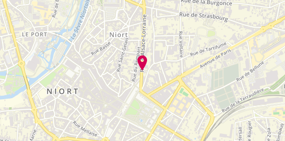 Plan de Allianz Assurance NIORT - Louis-Marie COQUET, 20 Rue Alsace Lorraine, 79000 Niort