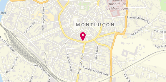 Plan de Mutuelle de Poitiers, 55 Boulevard de Courtais, 03100 Montluçon