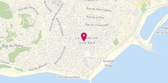 Plan de Caisse d'Epargne la Tranche-sur-Mer, 6 Rue Victor Hugo, 85360 La Tranche-sur-Mer