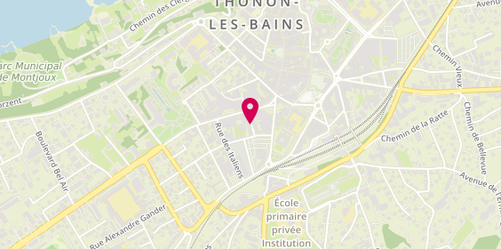 Plan de Christian Blanc, 5 François Morel, 74200 Thonon-les-Bains
