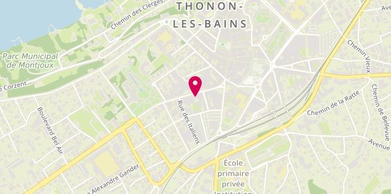 Plan de Radiance Humanis, 8 avenue du Général de Gaulle, 74200 Thonon-les-Bains