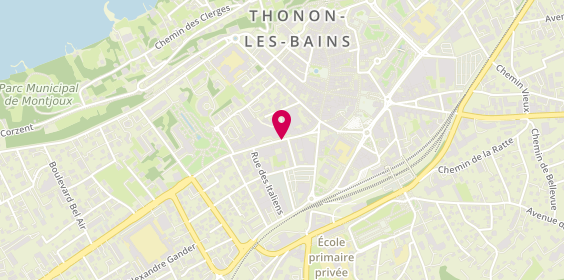 Plan de Groupama, 6 avenue du Général de Gaulle, 74200 Thonon-les-Bains