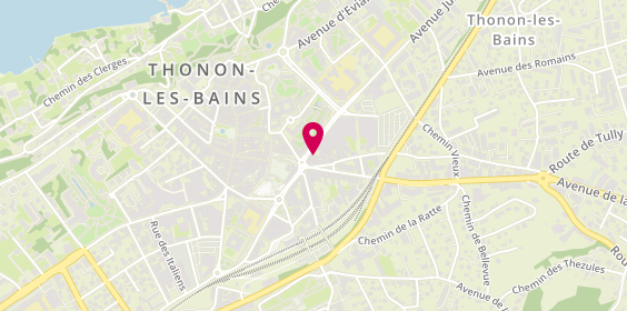 Plan de MAAF Assurances THONON LES BAINS, 3 avenue Jules Ferry, 74200 Thonon-les-Bains