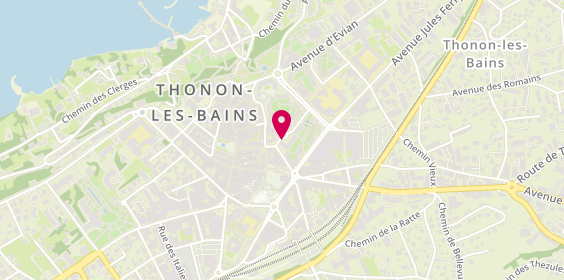 Plan de MACIF, 11 Rue des Granges, 74200 Thonon-les-Bains