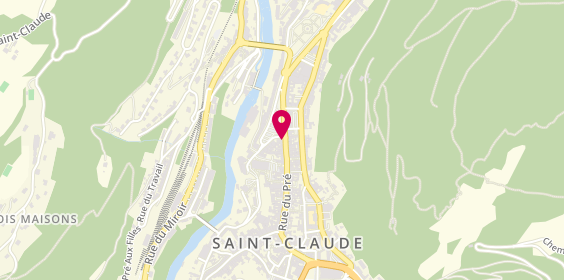 Plan de Matmut, 1 place Denfert-Rochereau, 39200 Saint-Claude