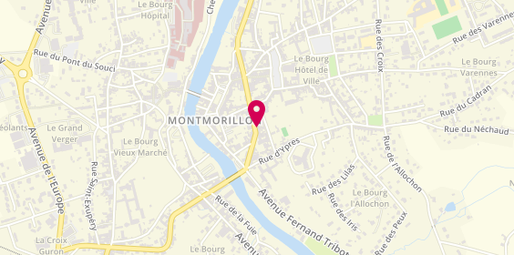 Plan de Allianz Assurance- Nicolas LAUNAY MONTMORILLON, 42 Boulevard de Strasbourg, 86500 Montmorillon