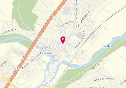 Plan de Mutuelle de Poitiers Assurances, 24 Grande Rue, 86370 Vivonne