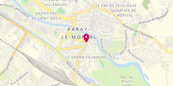 Plan de AESIO mutuelle, 19 Rue des 2 Ponts, 71600 Paray-le-Monial