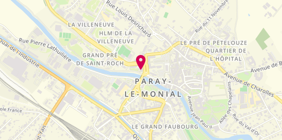 Plan de MAAF Assurances PARAY LE MONIAL, 11 Rue du 8 Mai, 71600 Paray-le-Monial