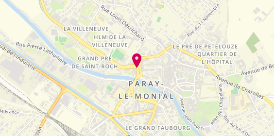 Plan de Allianz Assurance PARAY LE MONIAL - David BERLAND, 1 Boulevard Henri Régnier, 71600 Paray-le-Monial