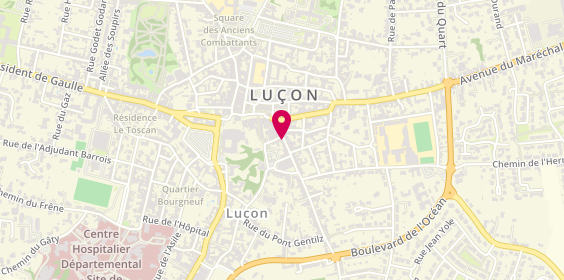 Plan de MAAF Assurances LUCON, 2 Rue Victor Hugo, 85400 Luçon
