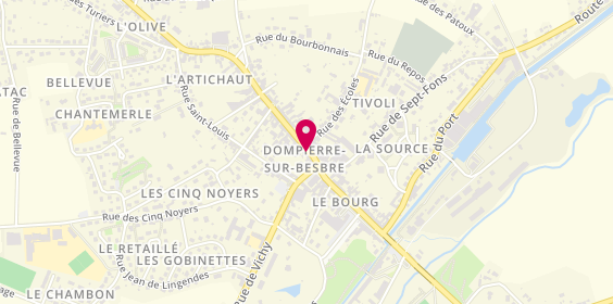 Plan de Groupama, 31 Rue Nationale, 03290 Dompierre-sur-Besbre
