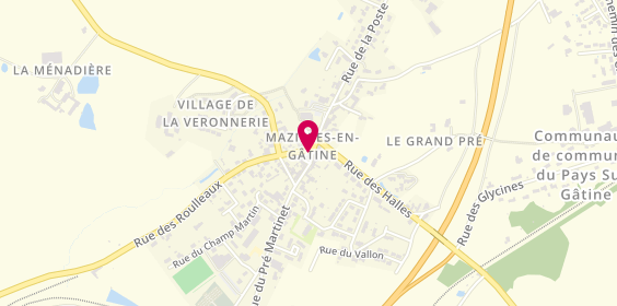 Plan de MMA, 10 Rue du Cheval Blanc, 79310 Mazières-en-Gâtine