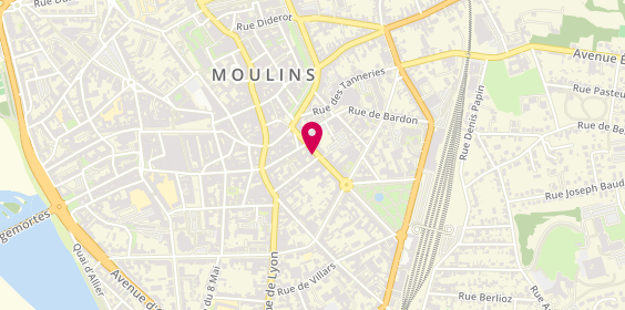 Plan de MAPA Assurances Moulins, 9 avenue Théodore de Banville, 03000 Moulins