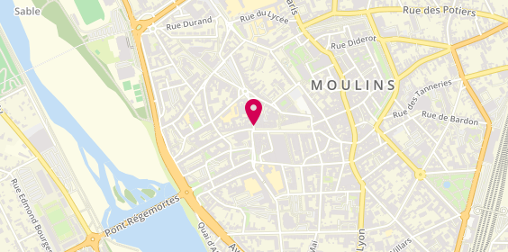 Plan de Allianz Assurance MOULINS JACQUEMART - MARONNE & RUFFET, 2 place d'Allier, 03000 Moulins