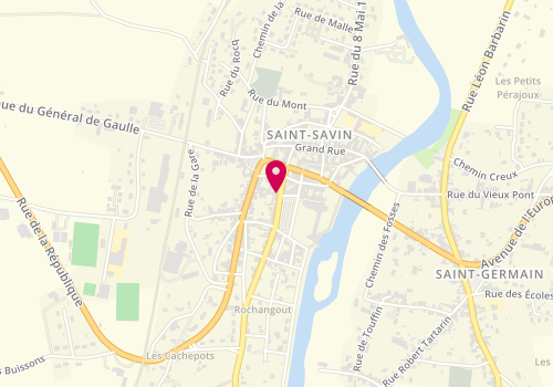 Plan de Mutuelle de Poitiers Assurances, 16 place de la Libération, 86310 Saint-Savin