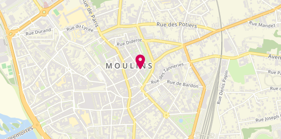 Plan de Mutuale la Mutuelle Familiale Section Auvergne, 87 Rue d'Allier, 03000 Moulins