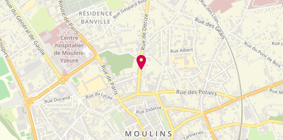 Plan de Mgen Section Departementale 03, 20 Bis Rue de Decize, 03000 Moulins