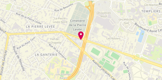 Plan de Plazzi Abeille Assurances, 24 avenue du Recteur Pineau, 86000 Poitiers