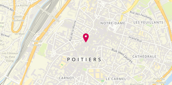 Plan de AESIO mutuelle, 40 Rue Gambetta, 86000 Poitiers
