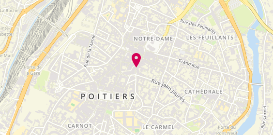 Plan de La Mutuelle Générale, 35 Rue du Marché Notre Dame, 86030 Poitiers